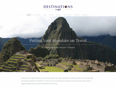destinationsinstyle.com snapshot
