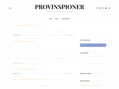 provinspioner.dk snapshot