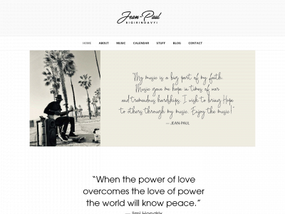 jeanpaulbigimusic.com snapshot