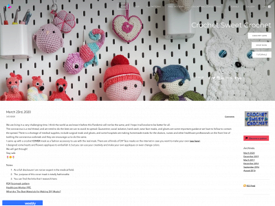 www.crochetsweetcrochet.com snapshot