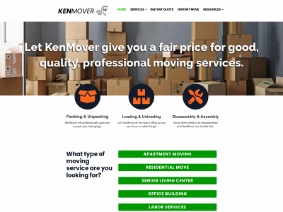 kenmover.com snapshot