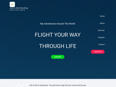 justalittleplaneblog.com snapshot