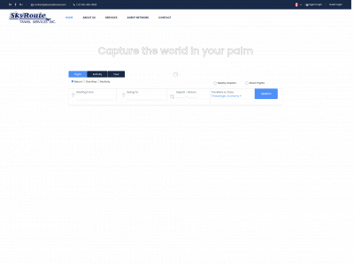 skyroutetravel.com snapshot