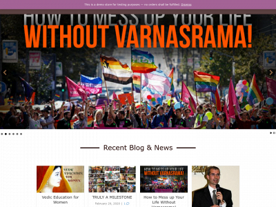 bhaktiraghavaswami.com snapshot