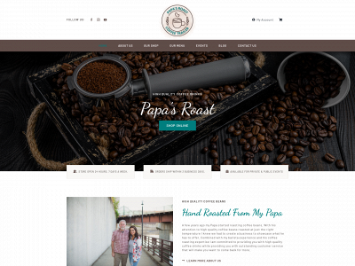 papasroastandbakery.com snapshot