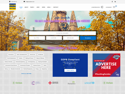 eurojobhunt.com snapshot