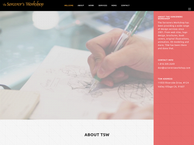 sorcerersworkshop.com snapshot