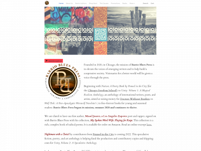 www.barriobluespress.com snapshot