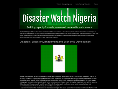 disasterwatchnigeria.org snapshot