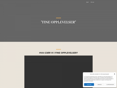 fineopplevelser.no snapshot