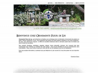 ornementsfleurdelys.com snapshot