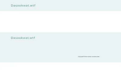 dasookwat.wtf snapshot
