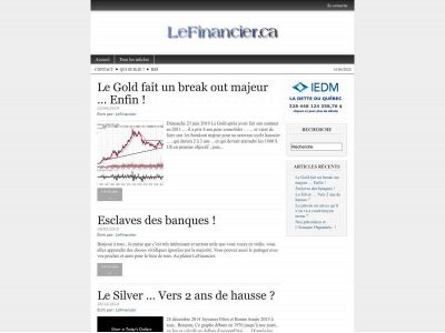 lefinancier.ca snapshot