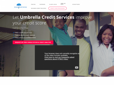 umbrellacreditservices.com snapshot