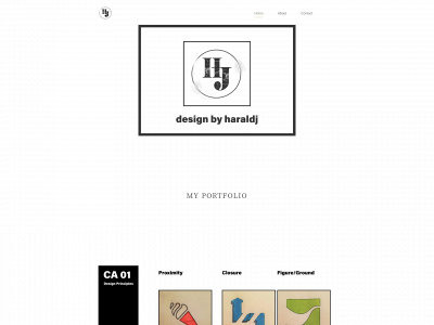 designbyharaldj.one snapshot