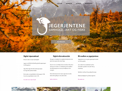 jegerjentene.no snapshot