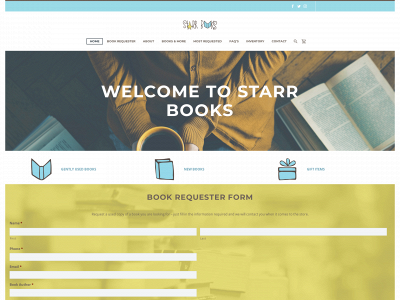 starrbookstore.com snapshot