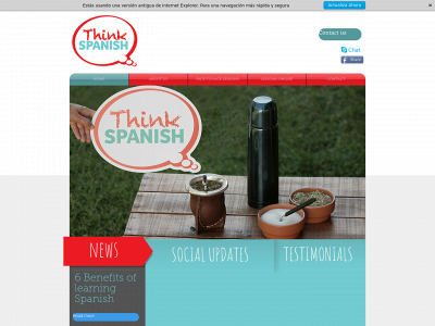 thinkspanish.com.ar snapshot