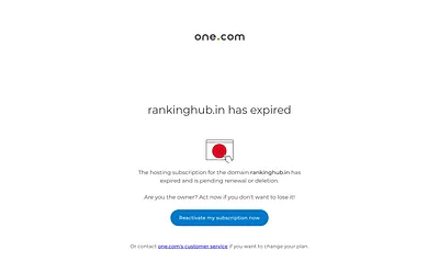 rankinghub.in snapshot