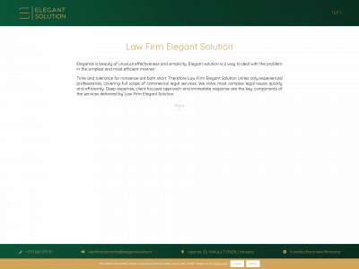 elegantsolution.lt snapshot