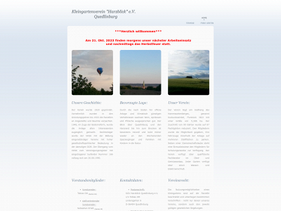 kgv-harzblick-quedlinburg.de snapshot