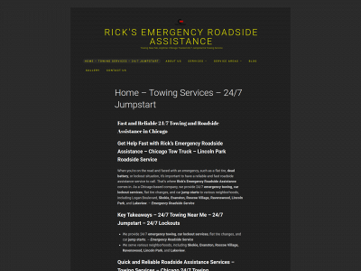 ricksemergencyroadsideassistance.com snapshot