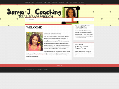 sonyajcoaching.com snapshot