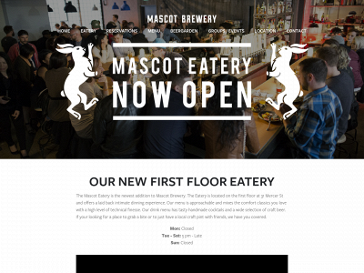 www.mascotbrewery.com snapshot