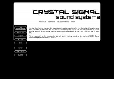 crystalsignalsound.com snapshot