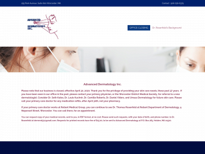 rosenfeldderm.net snapshot