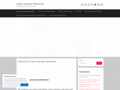 openheaven-ministries.com snapshot