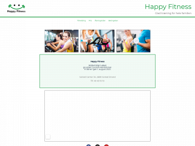 happyfitness.dk snapshot