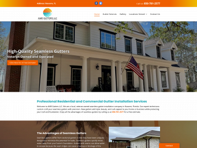 amrgutters.com snapshot