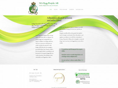 mabyggprojekt.se snapshot
