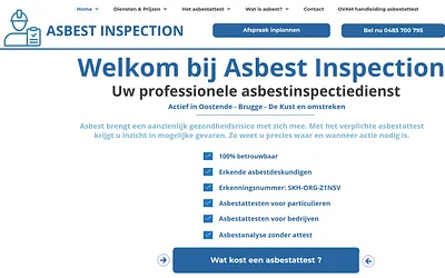 asbestinspection.be snapshot