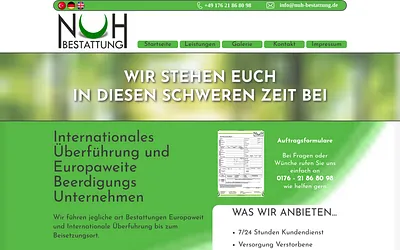 nuh-bestattung.de snapshot
