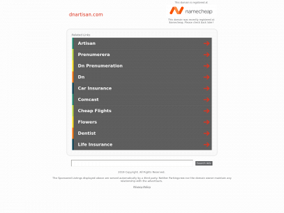 dnartisan.com snapshot