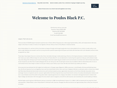 pouloslaw.com snapshot