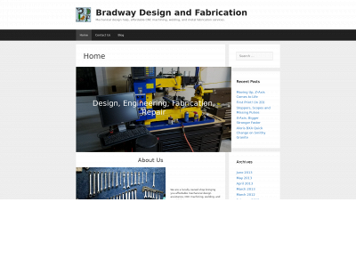 bradwaydesignandfab.com snapshot