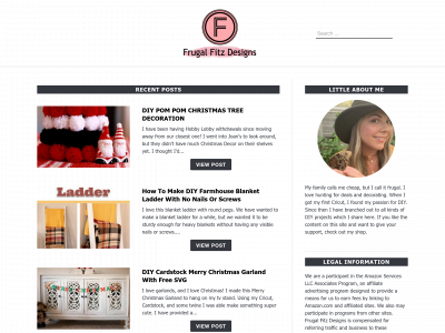 frugalfitzdesigns.com snapshot
