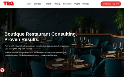 trgrestaurantconsulting.com snapshot