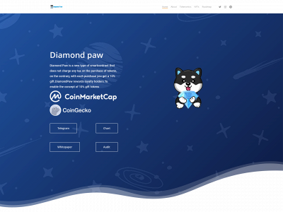 diamondpaw.org snapshot