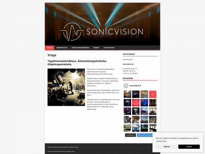 sonicvision.fi snapshot