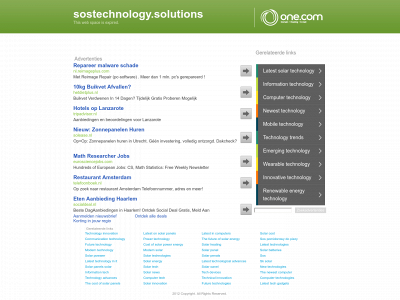 sostechnology.solutions snapshot