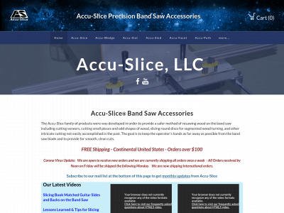 www.accu-slice.com snapshot