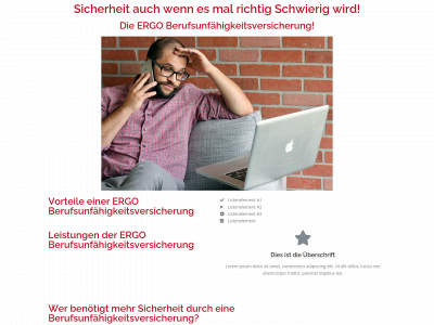 berufsunfaehigkeitsversicherung-ergo.de snapshot