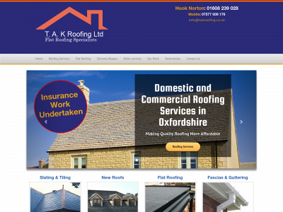 takroofing.co.uk snapshot