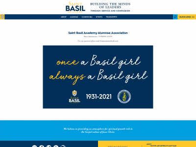 stbasilacademy.org snapshot