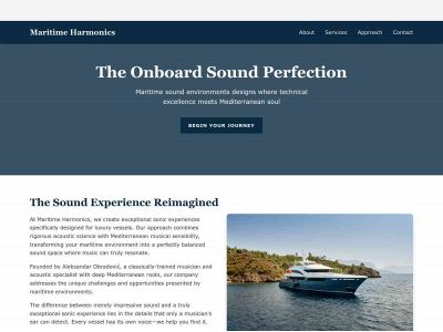 maritimeharmonics.com snapshot