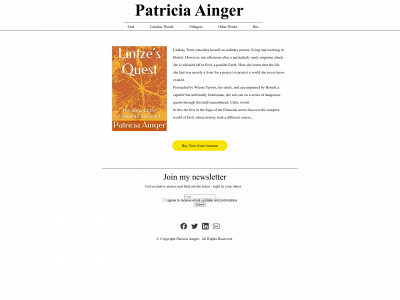 patricia-ainger.com snapshot